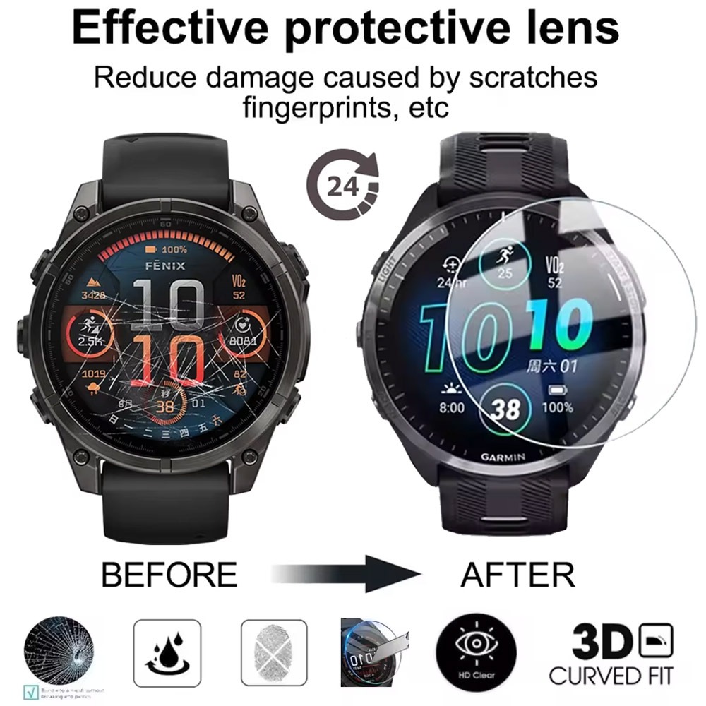 Tempered Glass Screen 9H - 1-2 Pack HD Tempered Glass for