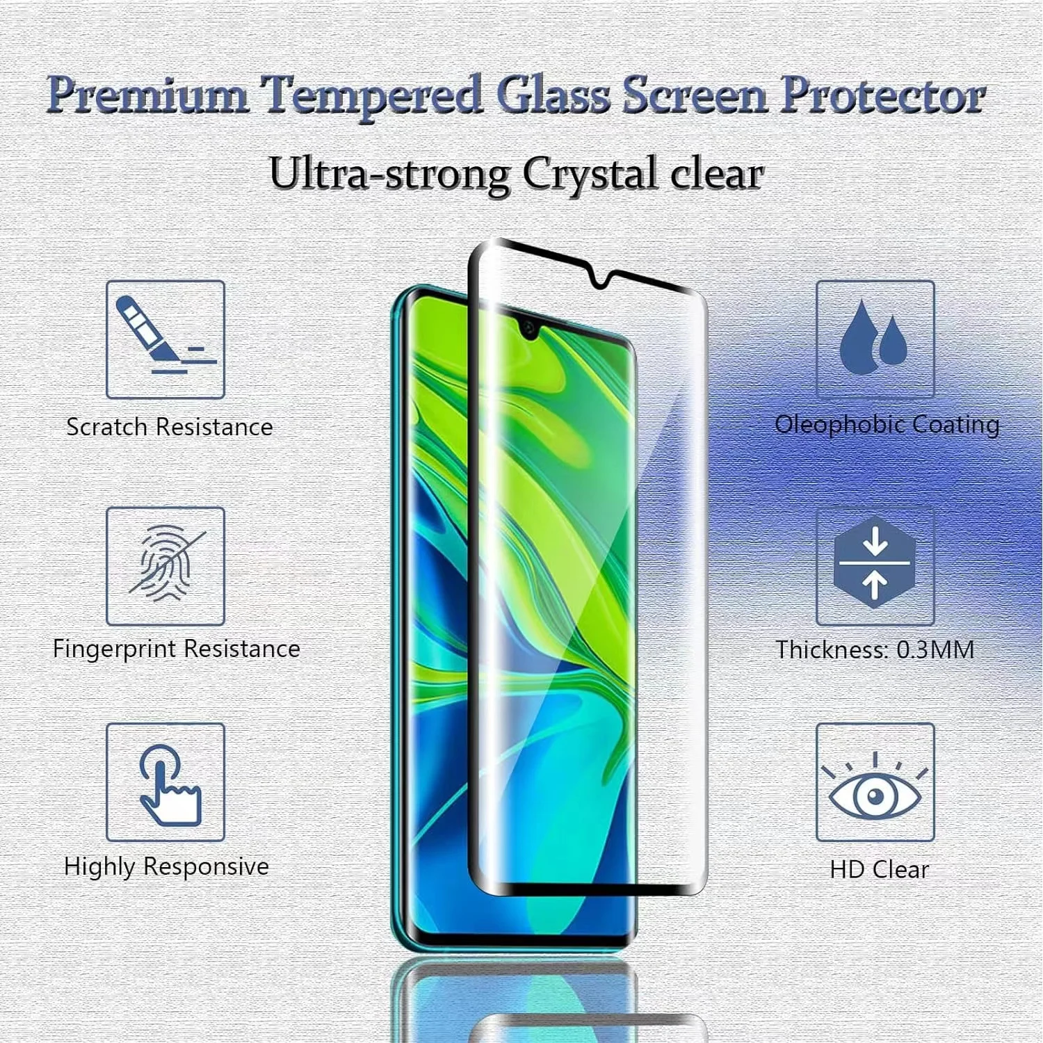 6IN1 For Xiaomi Mi 10 Glass Mi - đánh giá và giá Curved Edge Screen