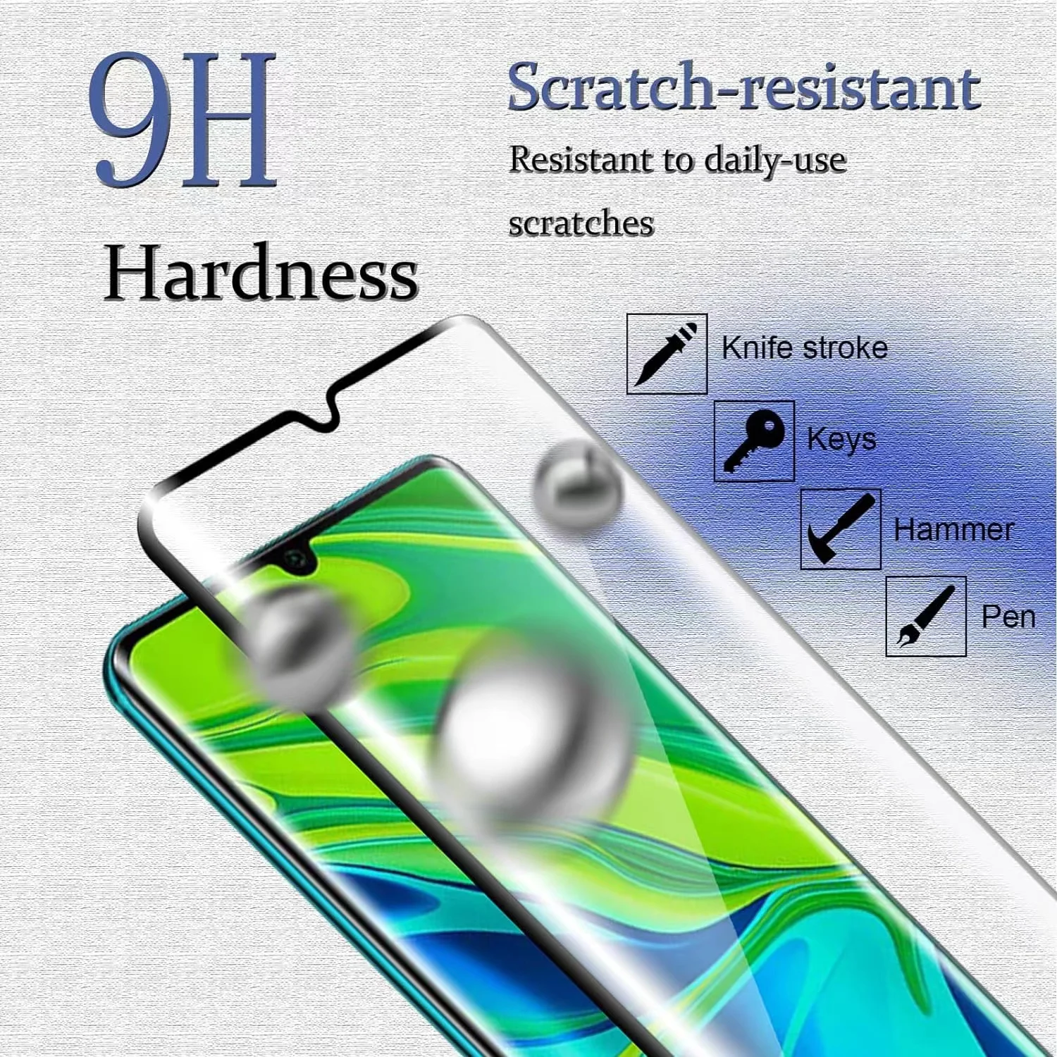 6IN1 For Xiaomi Mi 10 Glass Mi - đánh giá và giá Curved Edge Screen