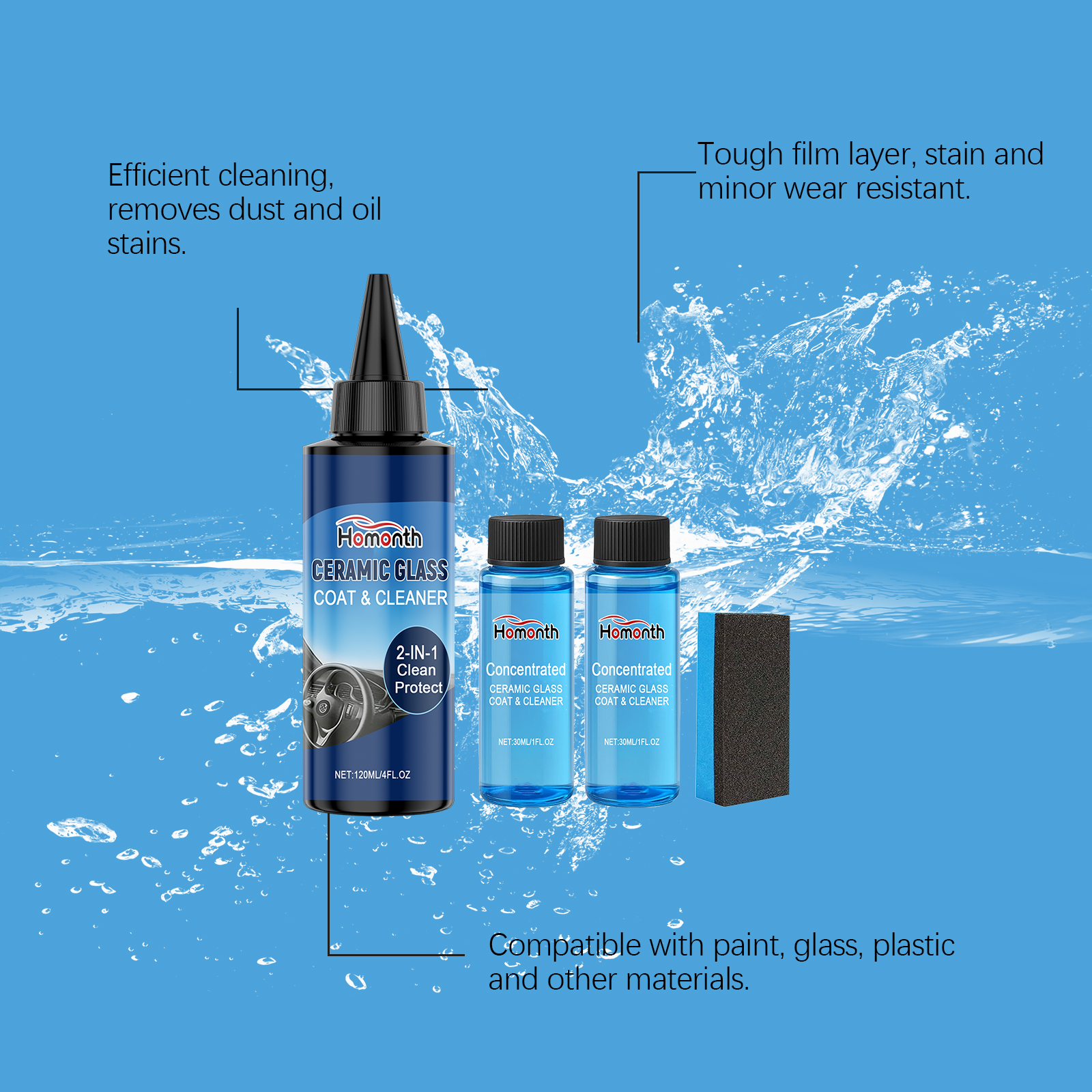 Graphene Ceramic Coating Kit H - đánh giá và giá Nano Liquid Coating