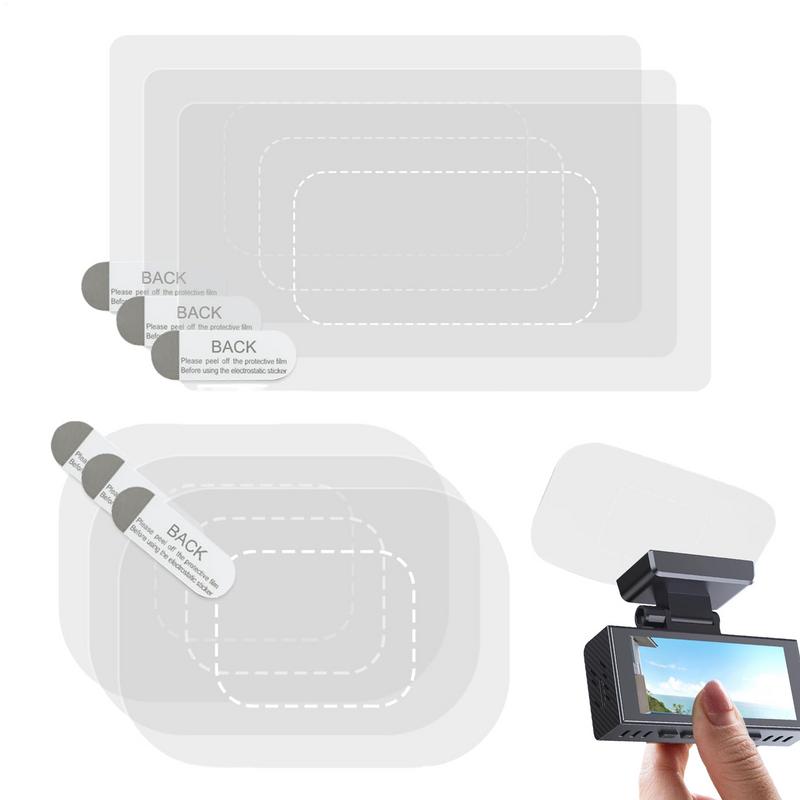 6pcs Static Stickers For Dashc - đánh giá và giá Glass Protector Auto