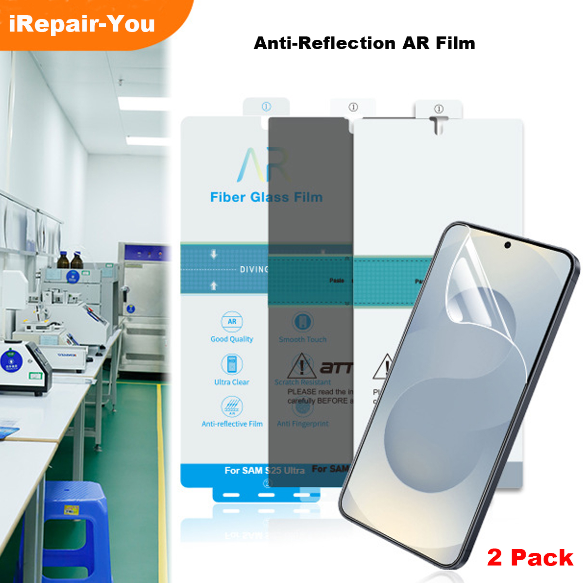 2 Pack Anti-Reflective AR Film - đánh giá và giá Screen Alignment Tool