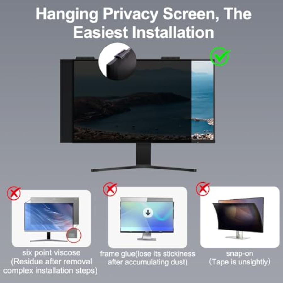 [2-Pack] 24 Inch Privacy Scree - đánh giá và giá Privacy Filter 2Pack