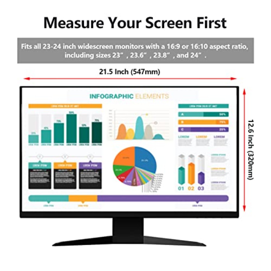 2 Pack Computer Privacy Screen - đánh giá và giá Privacy Filter 2Pack