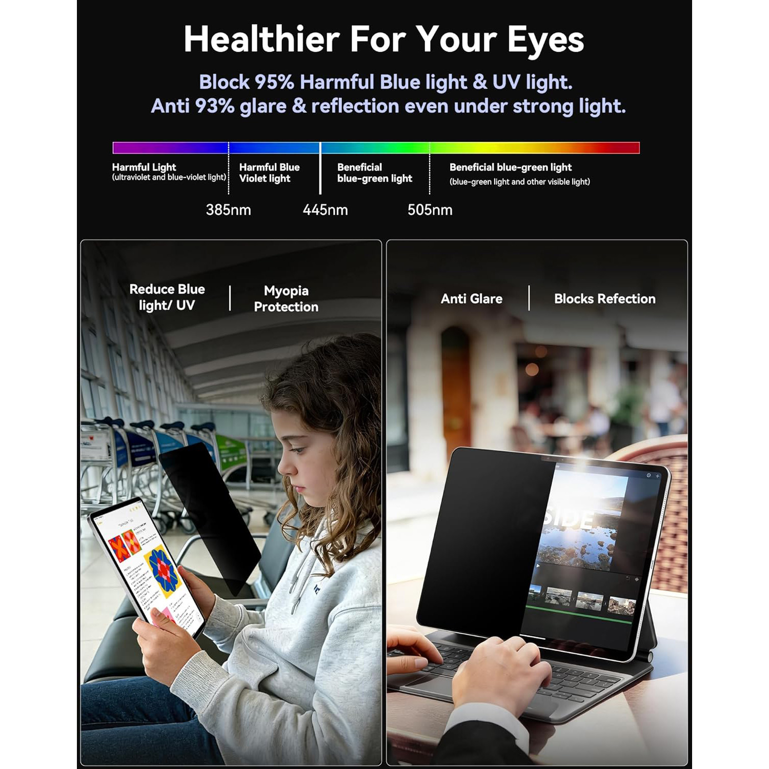 Protescreen 1PC 360° Privacy S - đánh giá và giá Privacy Filter 2Pack