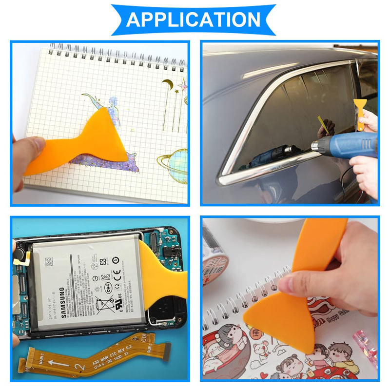 6/12pcs Plastic Scraper Car Au - đánh giá và giá Air Bubble Remover
