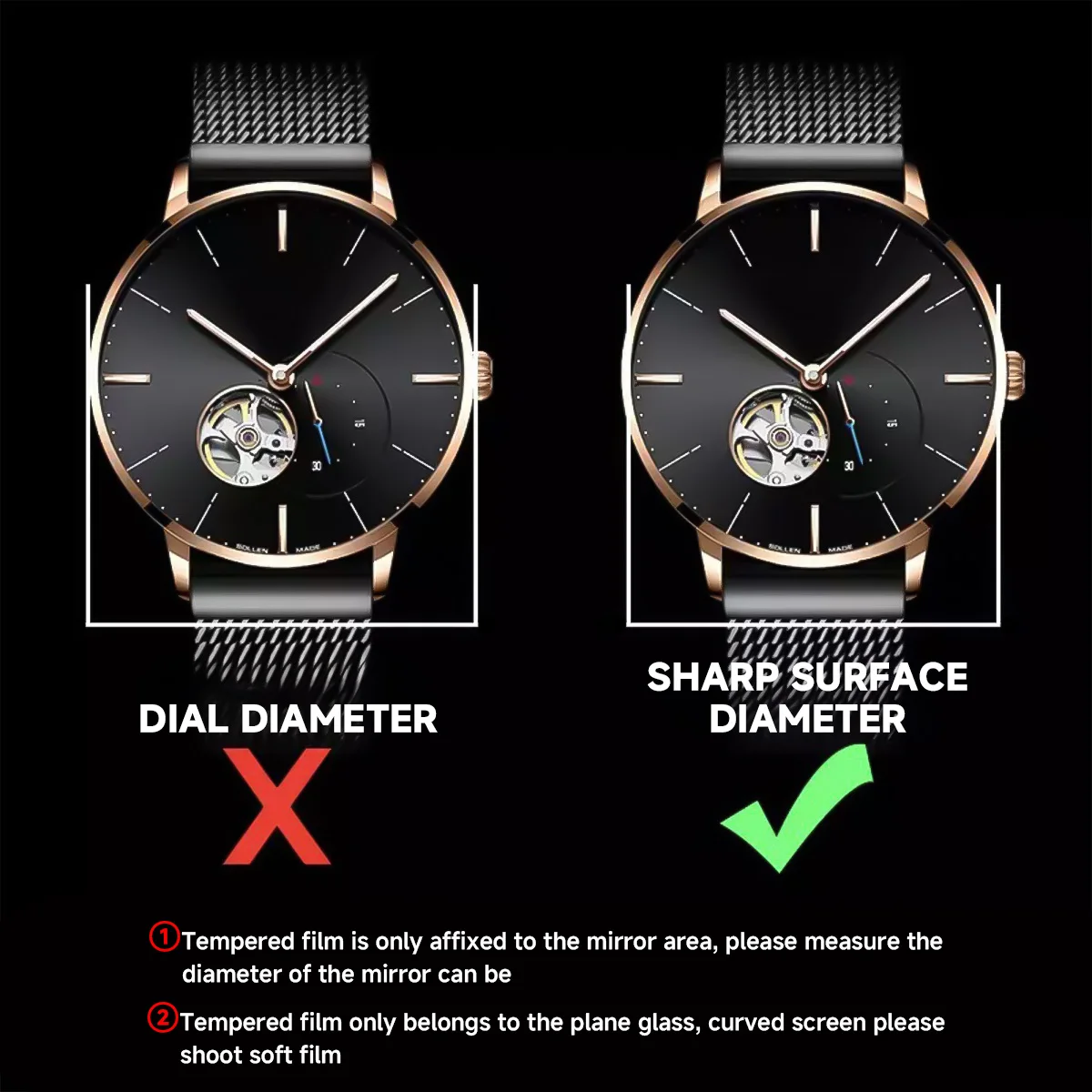26-46mm Universal Tempered Gla - đánh giá và giá Smartwatch Screen Film