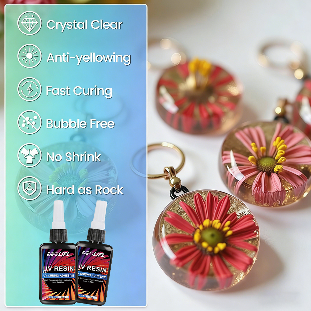 LOOLIFL UV Resin Kit With Mini - đánh giá và giá Liquid Uv Glue Kit