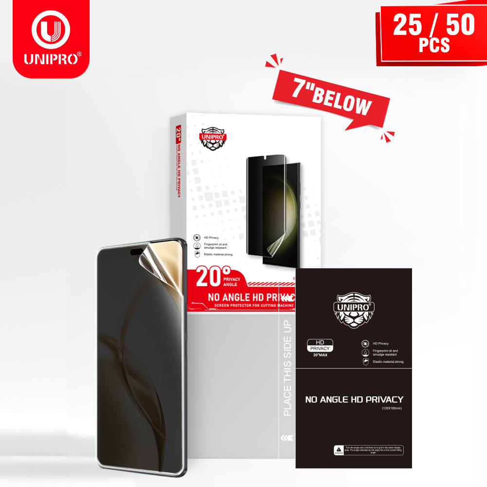 UNIPRO 25 50Pcs Anti Peep Film - đánh giá và giá Screen Protector Cutter