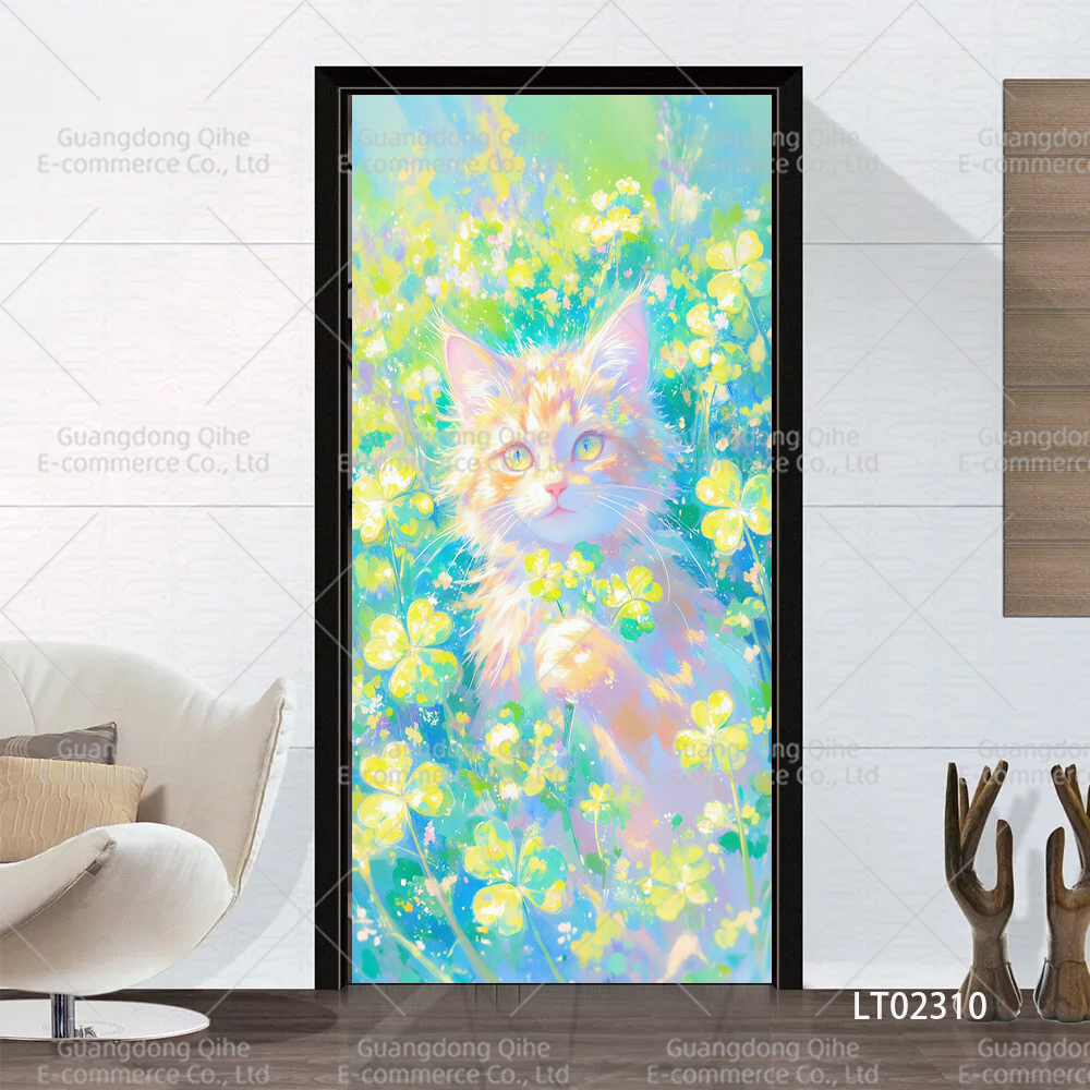 Tulip Cat Cherry Blossom Scene - đánh giá và giá Full Cover Adhesive