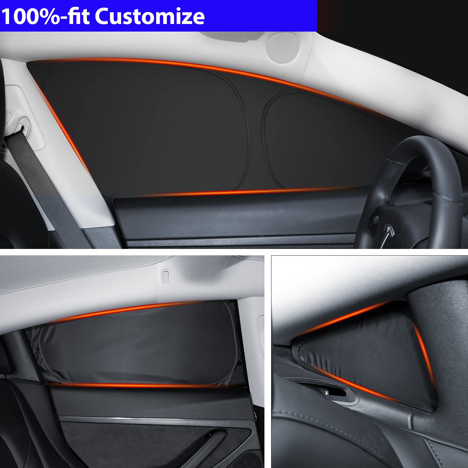 Car Sunshade for Tesla Model 3 - đánh giá và giá Privacy Screen Protector