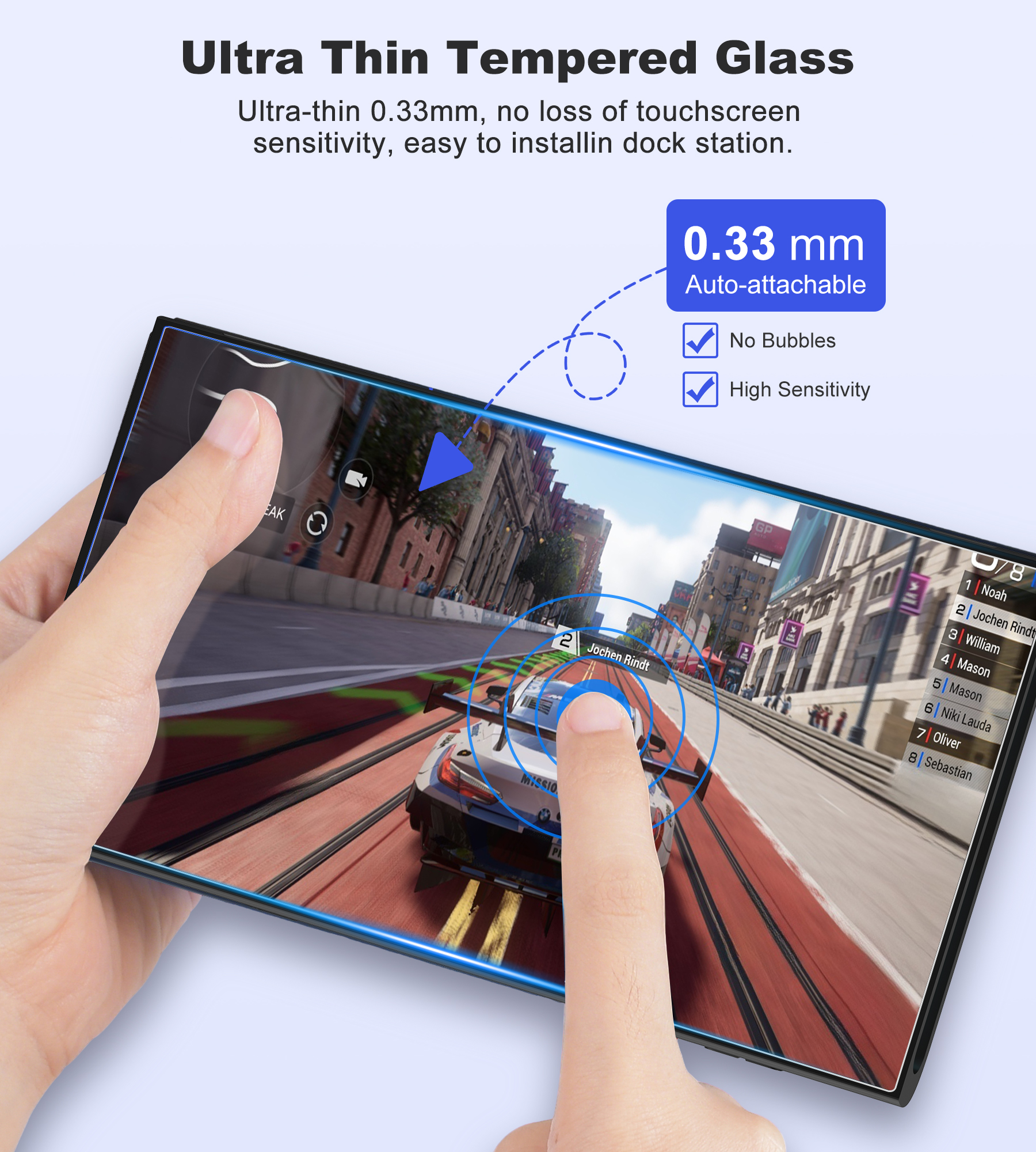 BEBONCOOL 2-Pack Tempered Glas - đánh giá và giá Screen Alignment Tool