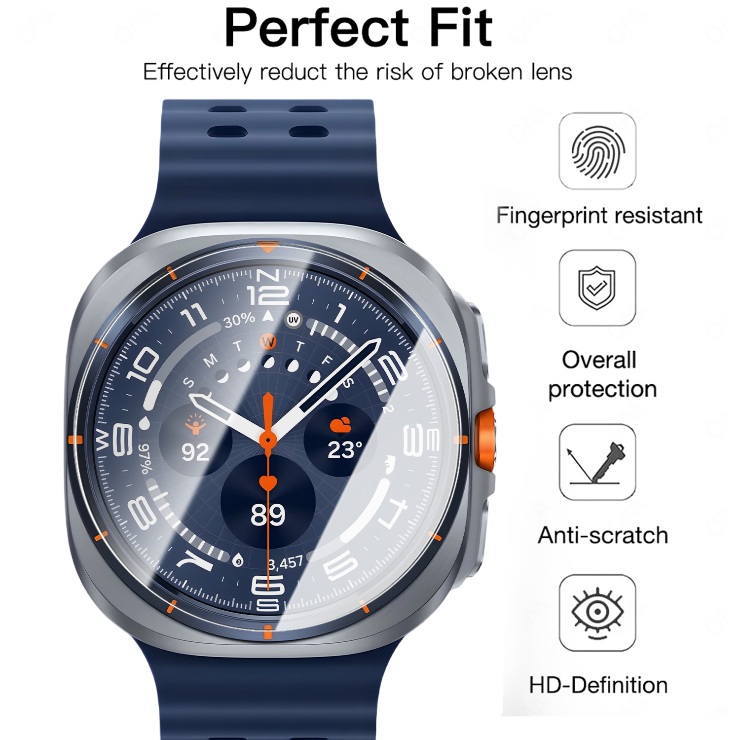 For Samsung Galaxy Watch Ultra - đánh giá và giá Glass Protector Auto