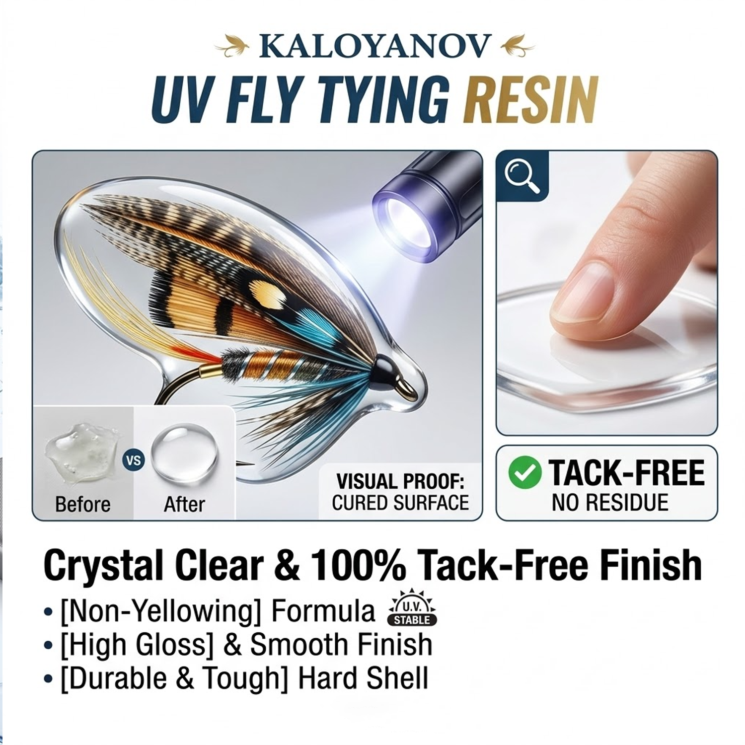 UV Resin Fly Tying Kit with US - đánh giá và giá Liquid Uv Glue Kit