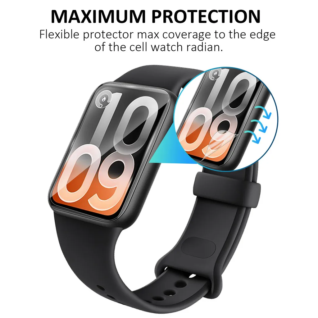 1-5PCS For Xiaomi Mi band 10 P - đánh giá và giá Hydrogel Screen Protector