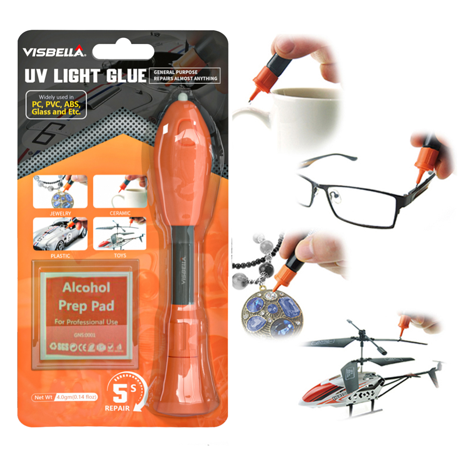 Fix Liquid Glue Metal Plastic  - đánh giá và giá Liquid Uv Glue Kit