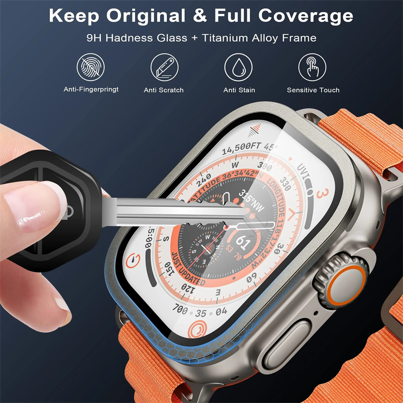 Tempered Glass for Apple Watch - đánh giá và giá Privacy Screen Protector
