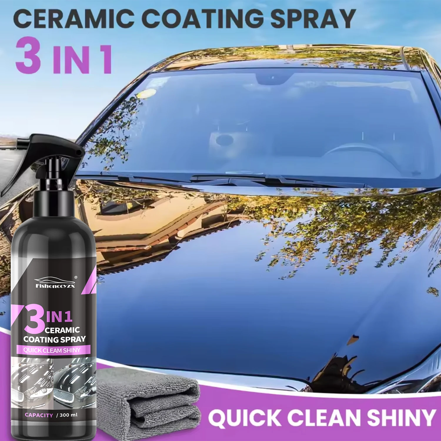 3 in 1 Car Ceramic Liquid Coat - đánh giá và giá Nano Liquid Coating