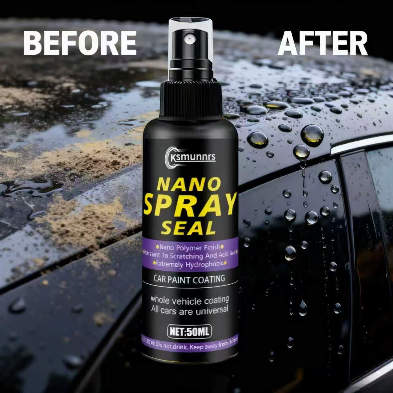 Ksmumnrs Nano Spray Seal 50ML  - đánh giá và giá Nano Liquid Coating