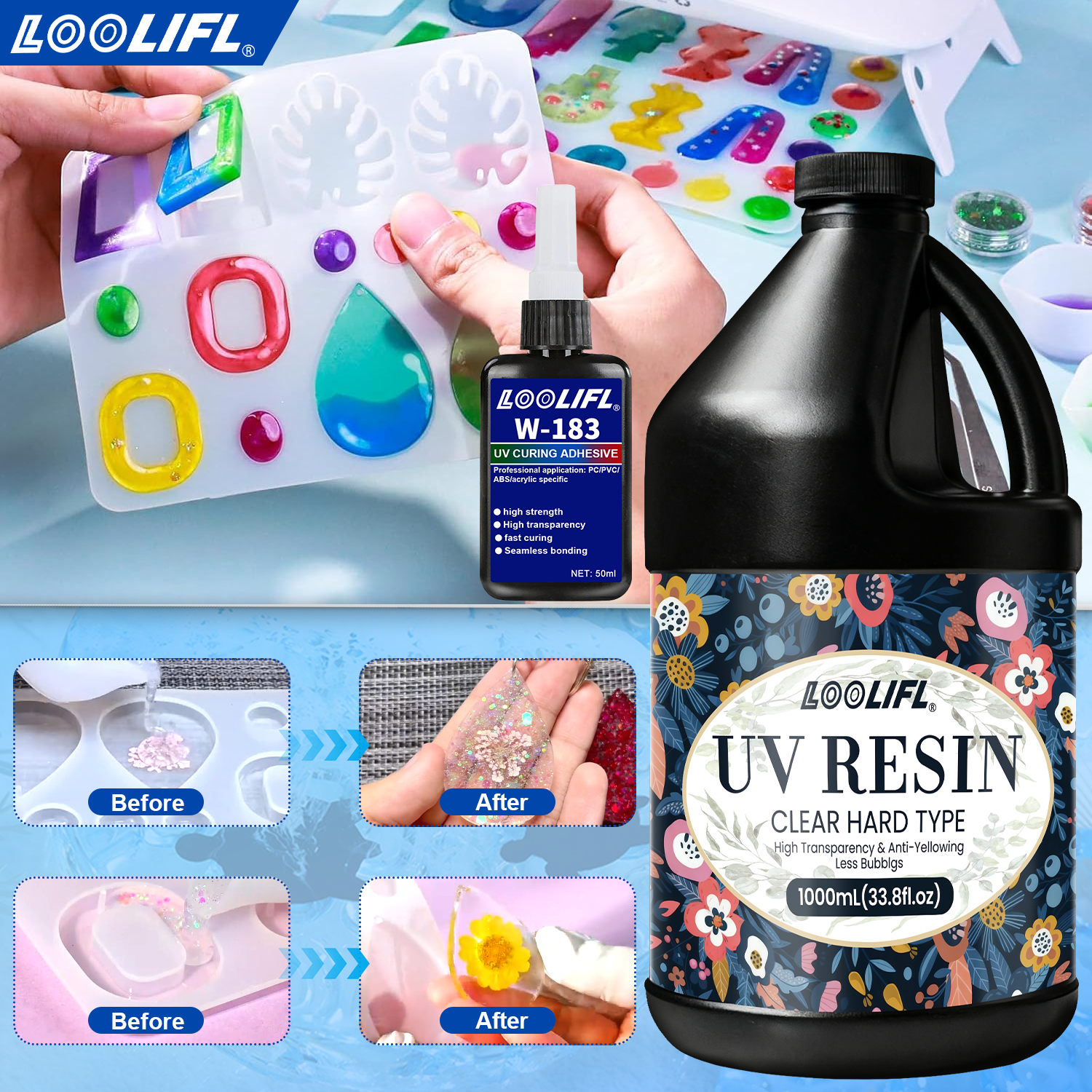 Hot Sell UV Hard Resin Adhesiv - đánh giá và giá Liquid Uv Glue Kit