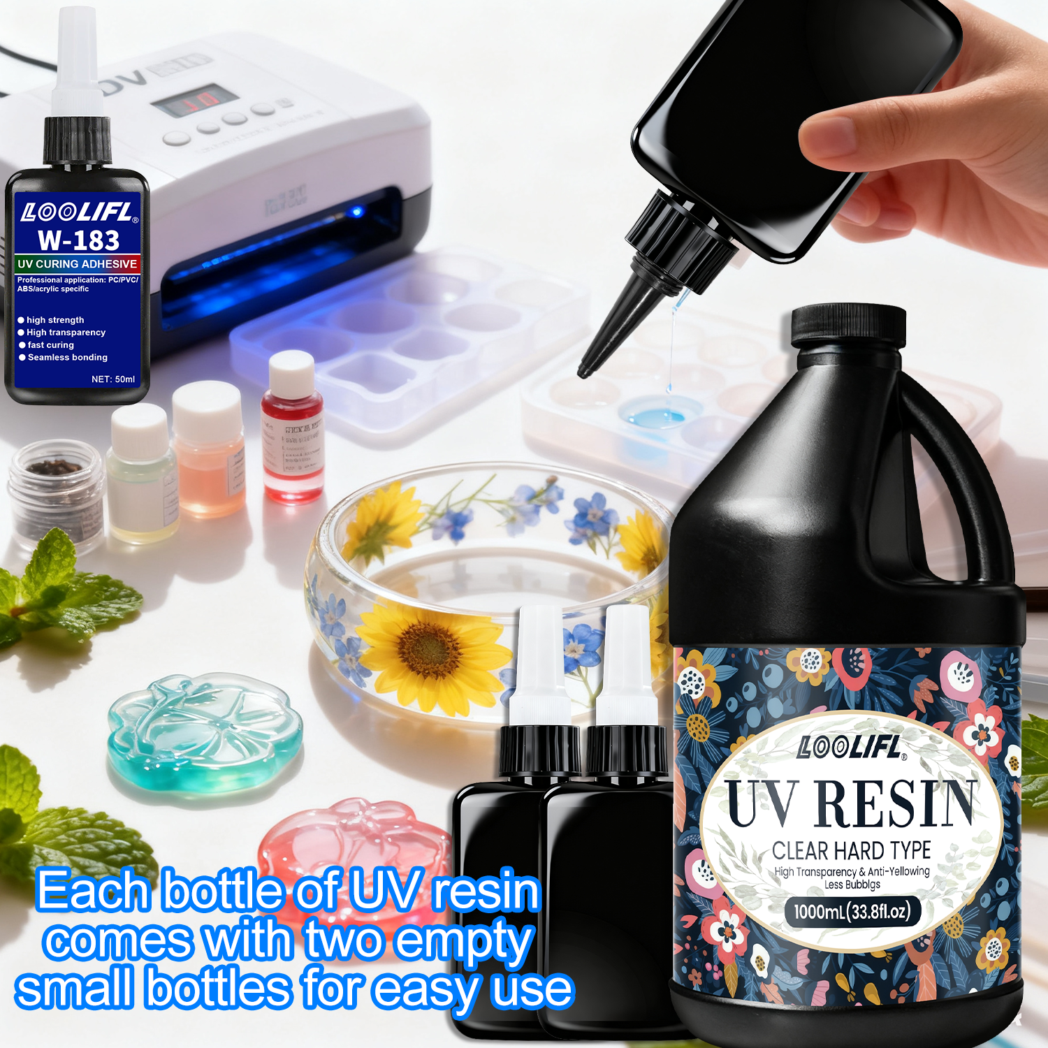 Hot Sell UV Hard Resin Adhesiv - đánh giá và giá Liquid Uv Glue Kit