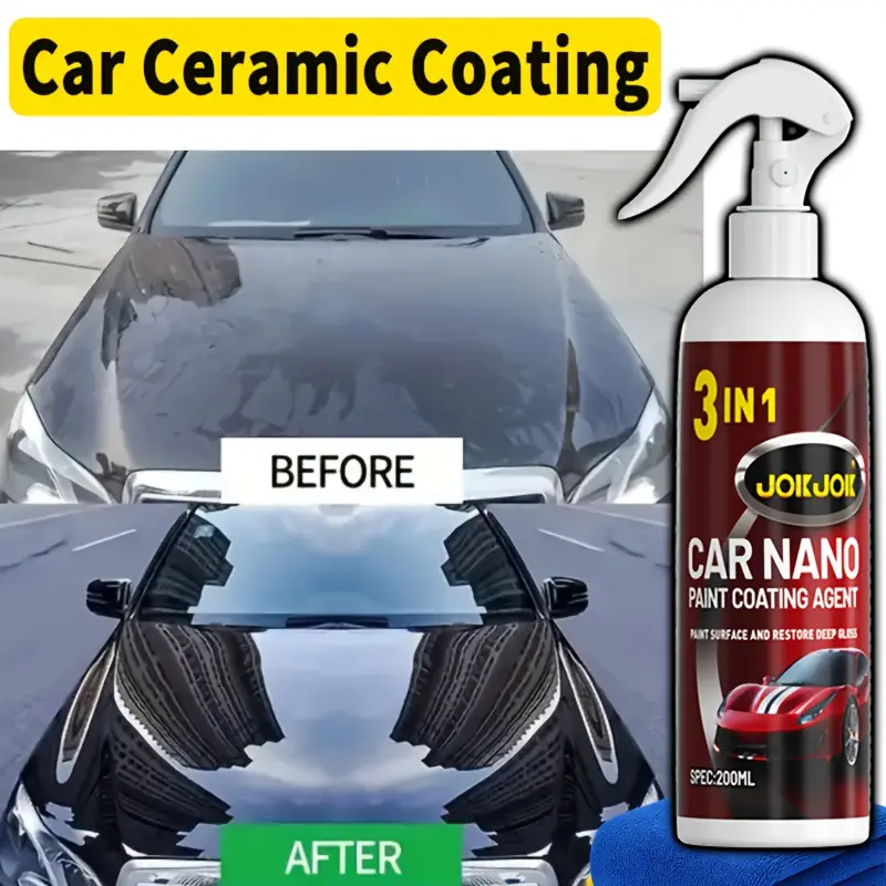 3-in-1 quick acting automotive - đánh giá và giá Nano Liquid Coating