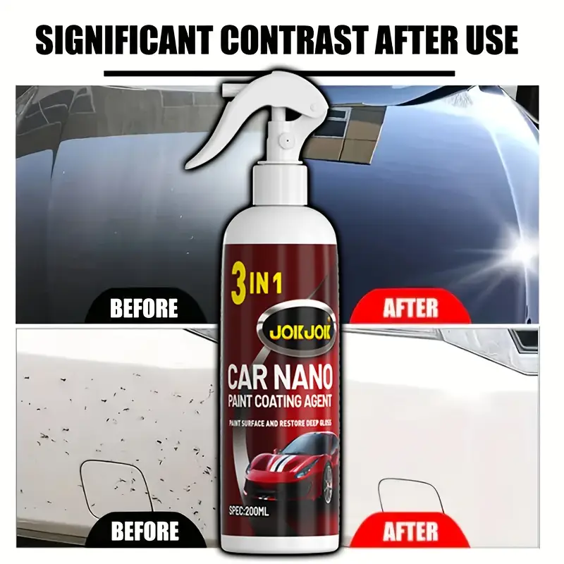 3-in-1 quick acting automotive - đánh giá và giá Nano Liquid Coating