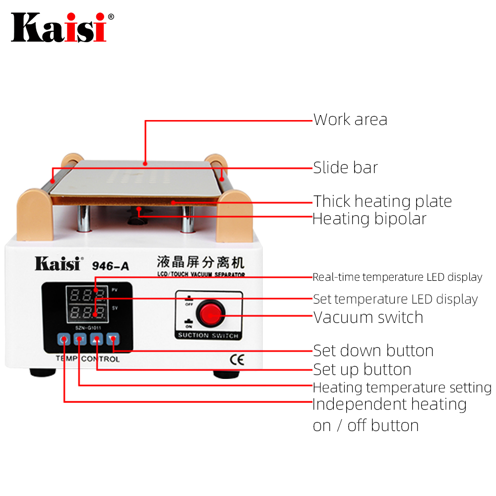 Kaisi 946A LCD Screen Touch Sc - đánh giá và giá Screen Alignment Tool