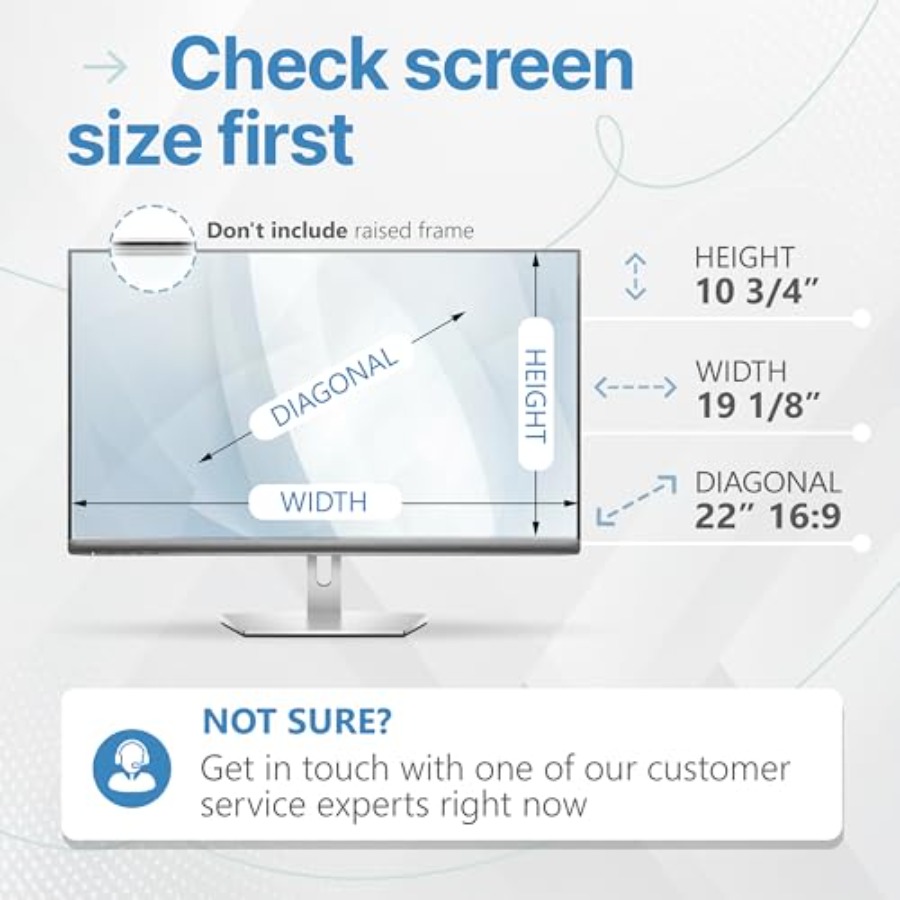 2 Pack 22 Inch 16:9 Privacy Sc - đánh giá và giá Privacy Filter 2Pack
