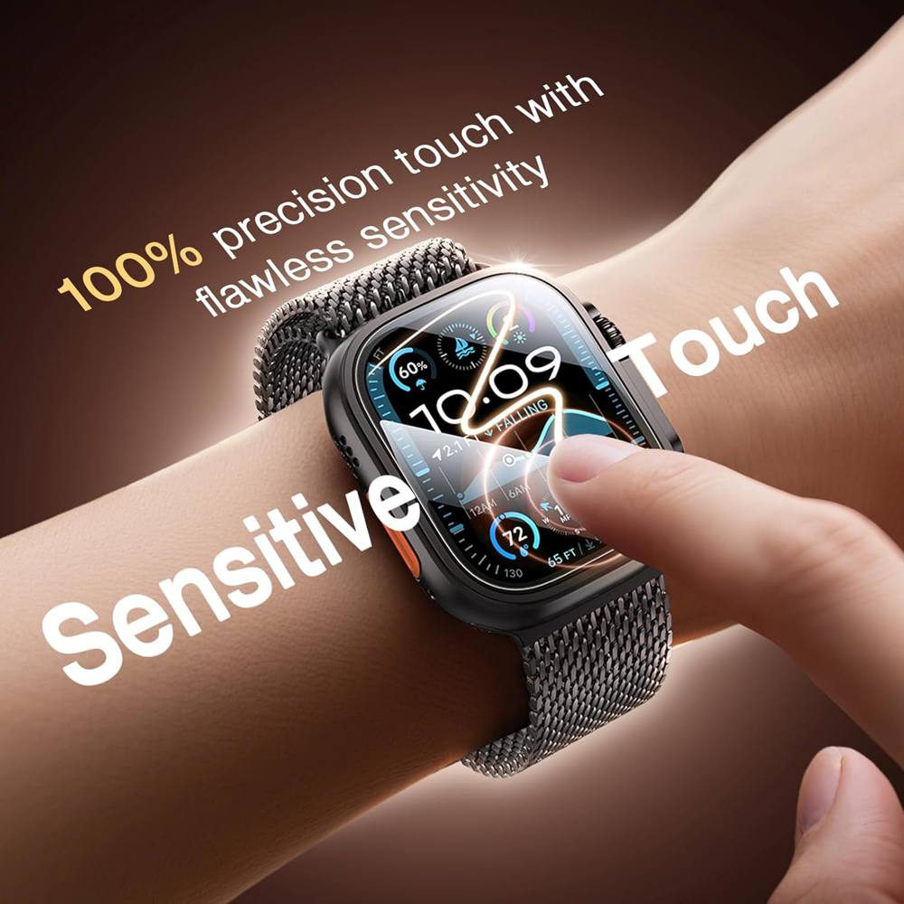 Tempered Glass For Apple Watch - đánh giá và giá Screen Alignment Tool