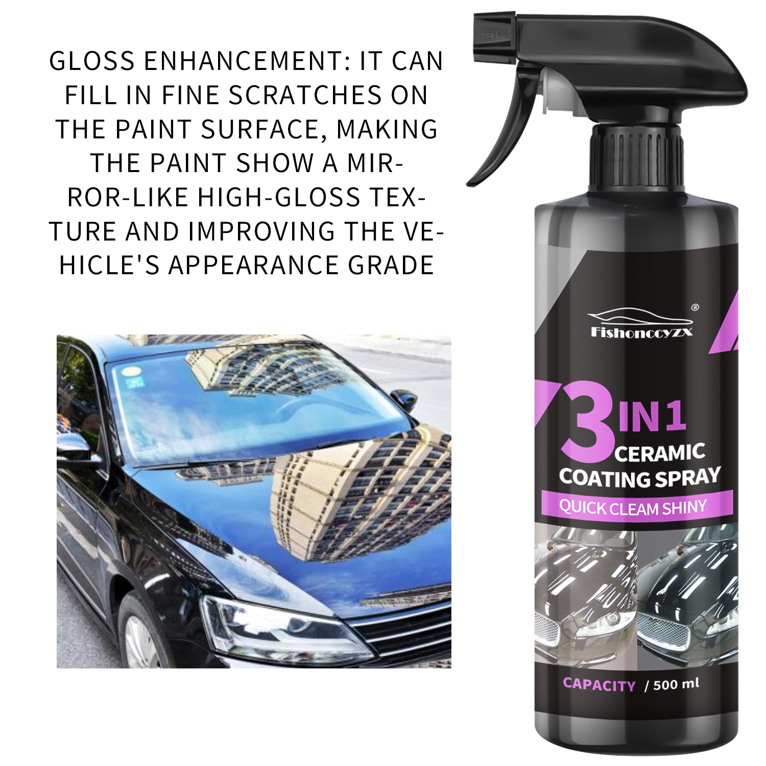3 in 1 Car Ceramic Liquid Coat - đánh giá và giá Nano Liquid Coating
