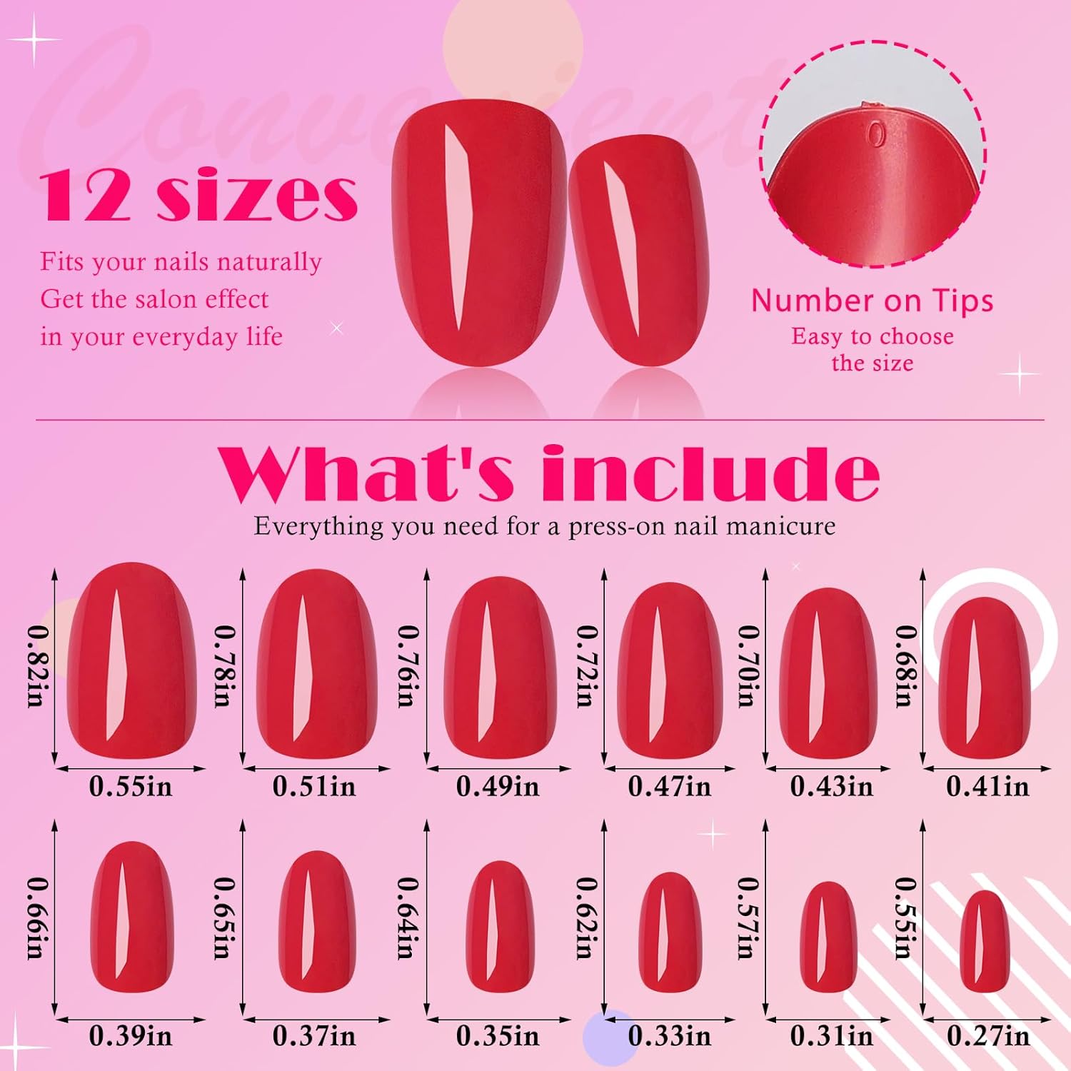 Oval Press on Nails Short Fake - đánh giá và giá Full Cover Adhesive