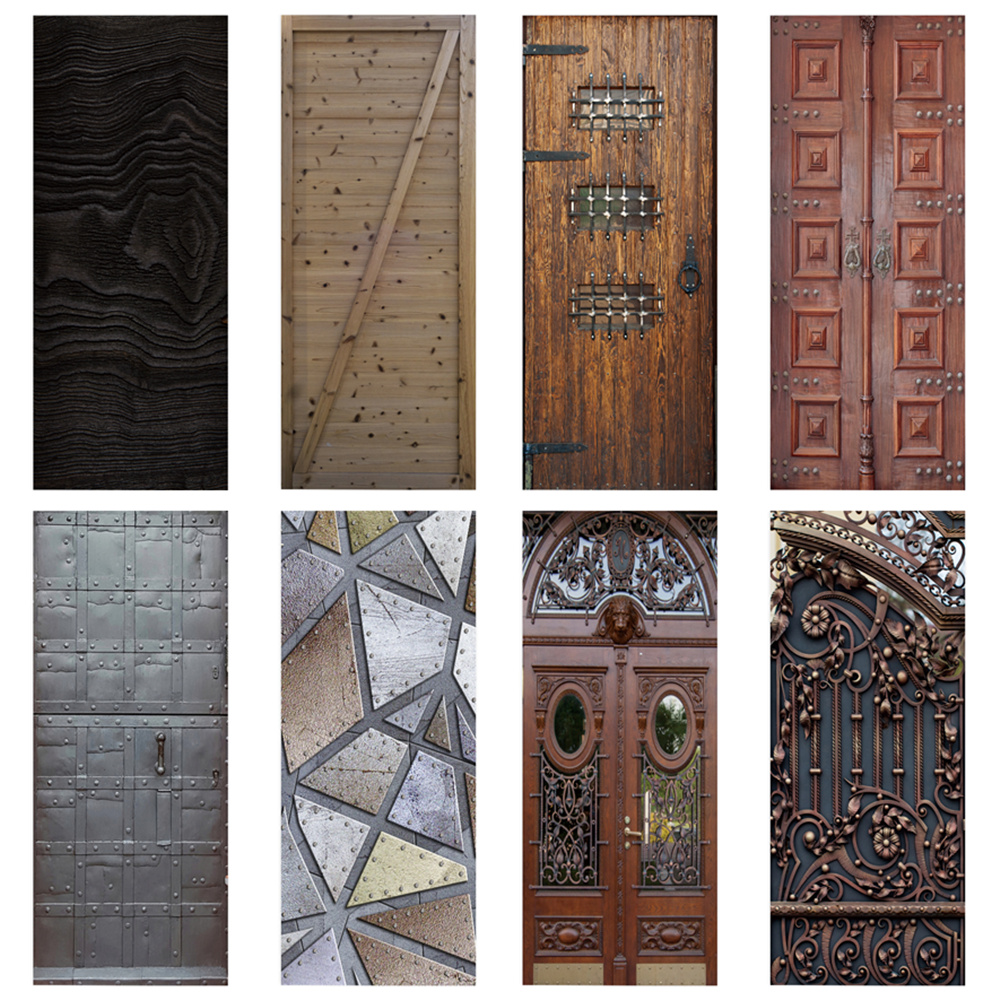 Europe Wooden Door Living Room - đánh giá và giá Full Cover Adhesive