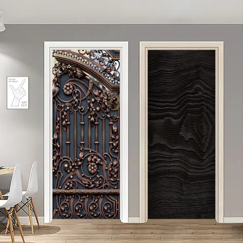 Europe Wooden Door Living Room - đánh giá và giá Full Cover Adhesive