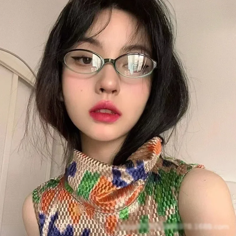 Retro Oval Glasses Women Girls - đánh giá và giá Anti Blue Light Film