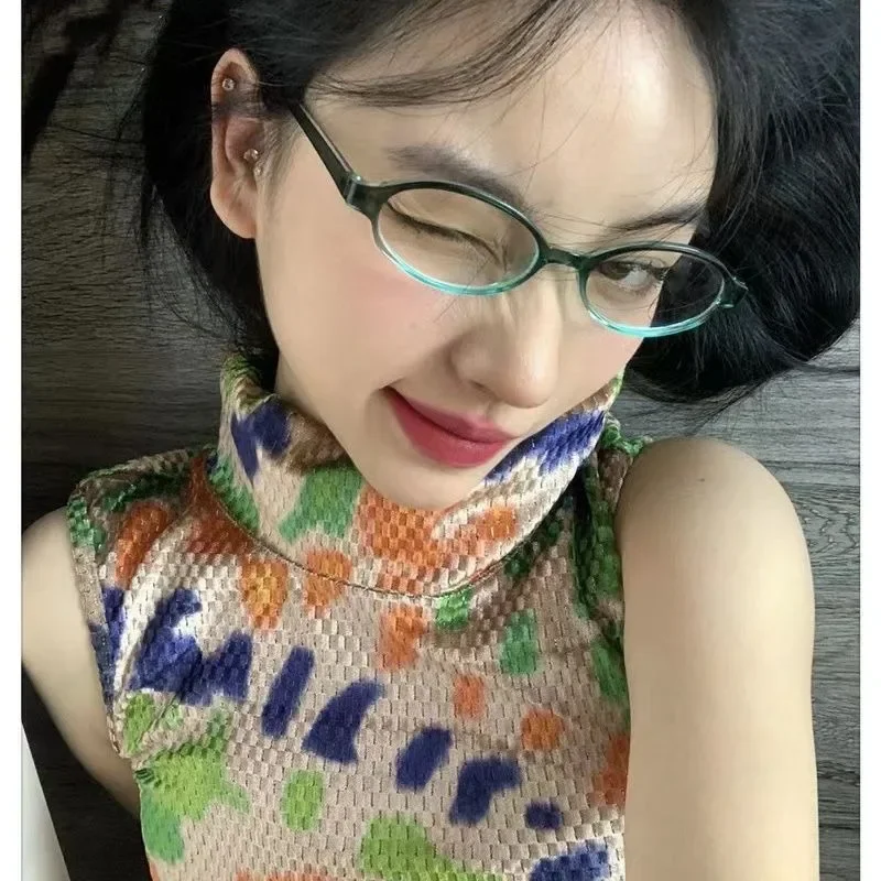 Retro Oval Glasses Women Girls - đánh giá và giá Anti Blue Light Film