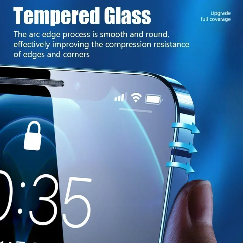 3-5PCS Tempered Glass for iPho - đánh giá và giá Tempered Glass Screen 9H