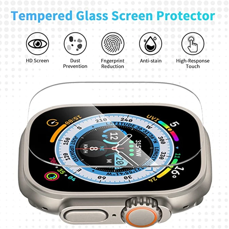 Tempered Glass for Apple Watch - đánh giá và giá Screen Alignment Tool