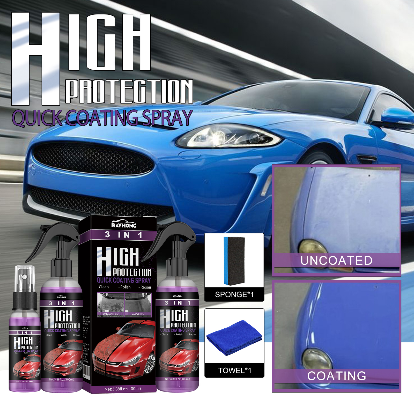 Car Ceramic Nano Coating Liqui - đánh giá và giá Nano Liquid Coating