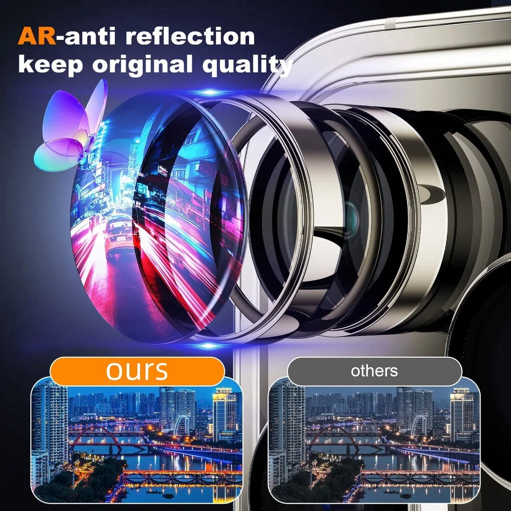 3Pcs Metal Camera Lens Protect - đánh giá và giá Tempered Glass Screen 9H