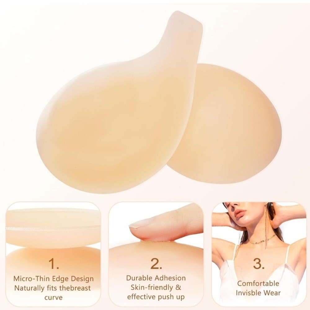 Seamless Silicone Nipple Cover - đánh giá và giá Full Cover Adhesive