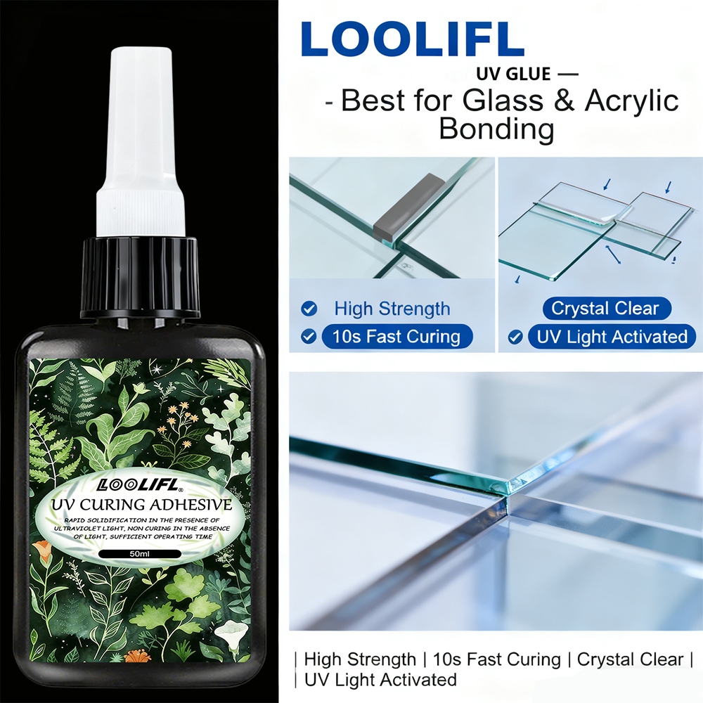 LOOLIFL UV Glue Kit 3 Bottles  - đánh giá và giá Liquid Uv Glue Kit